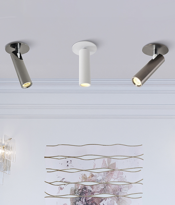 빈센트 반매입 매입등 / 화이트, 실버, 니켈